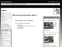 Tablet Screenshot of pat-training.de